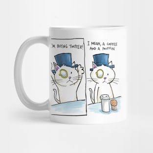 Dapper Cat - Buying Twitter Mug